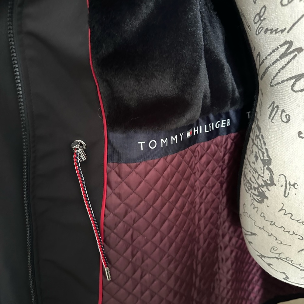 Tommy Hilfiger Women's Black Snow Jacket - Picture 3 of 5